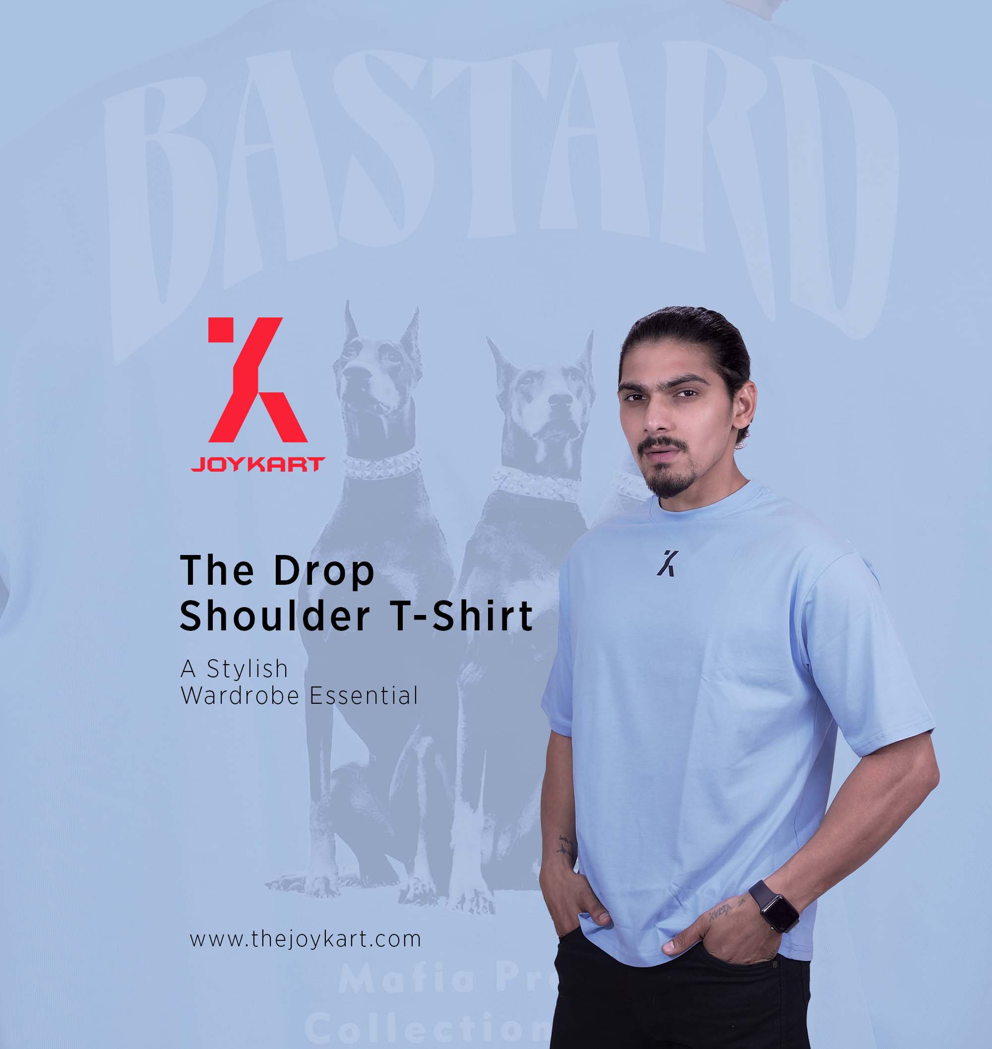 drop shoulder t shirt