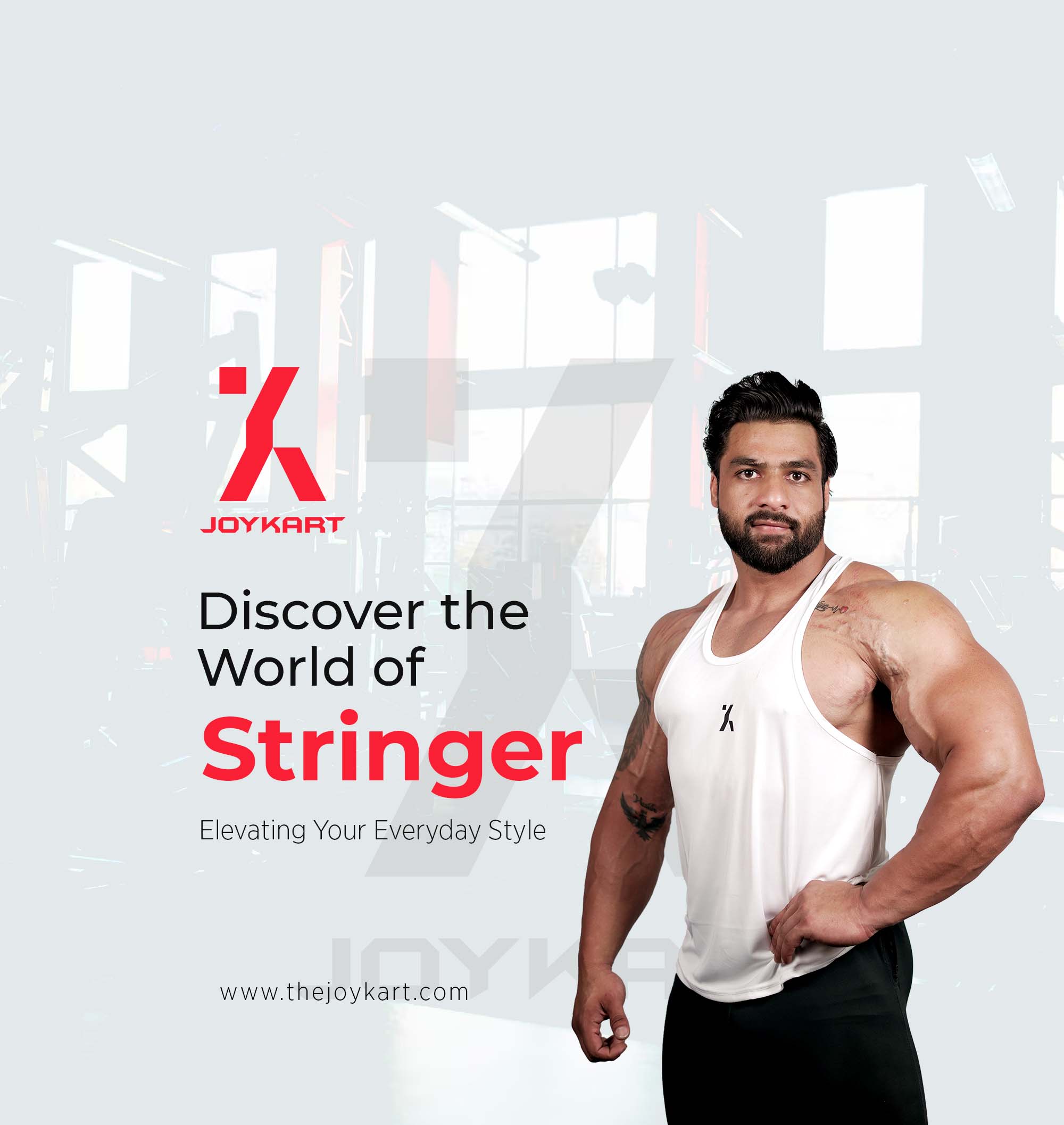 Men's Gym Stringers, Stringer Vest & Workout Clothing