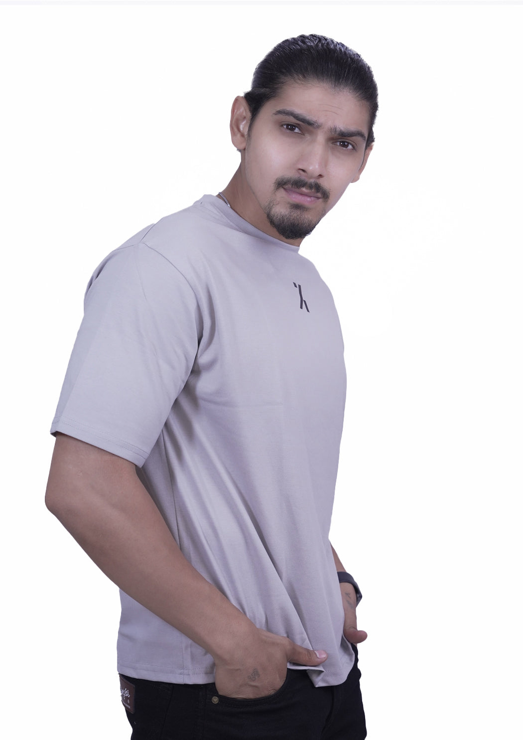 LA Printed Drop Shoulder T-shirt