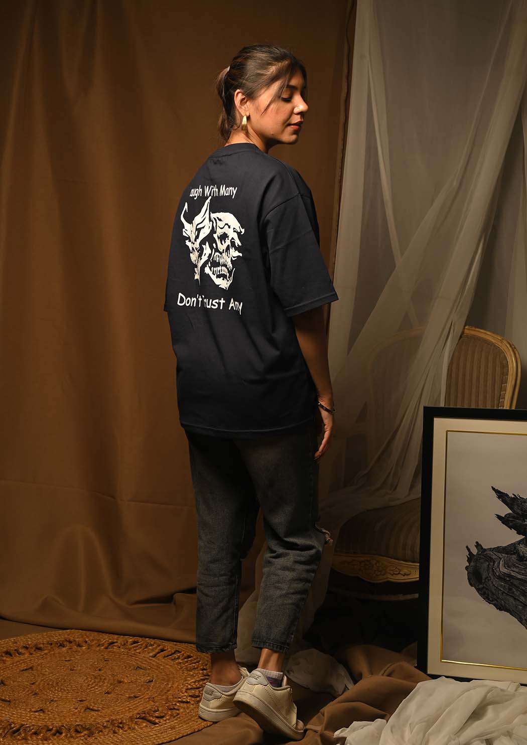 Don't Trust Any Drop Shoulder T-shirt for Women