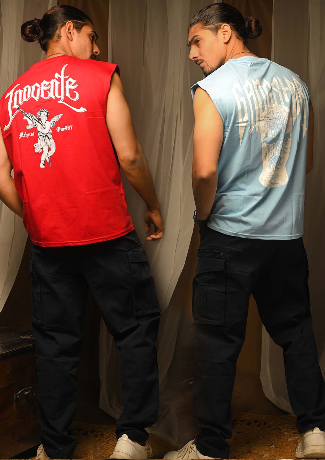 Innocent & GANGSTER Cap Sleeves T-shirt Combo