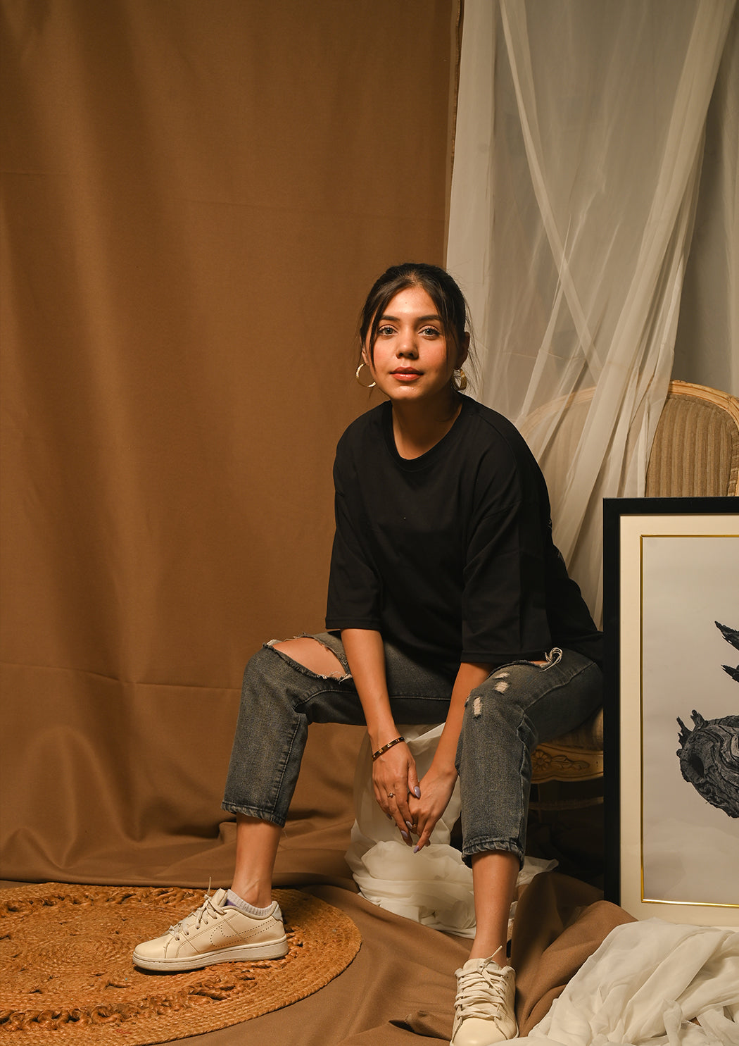 Women Life of Faith Drop Shoulder T-shirt