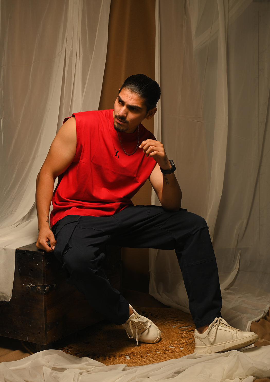 Men Innocent Cap Sleeves T-shirt (100% Cotton)