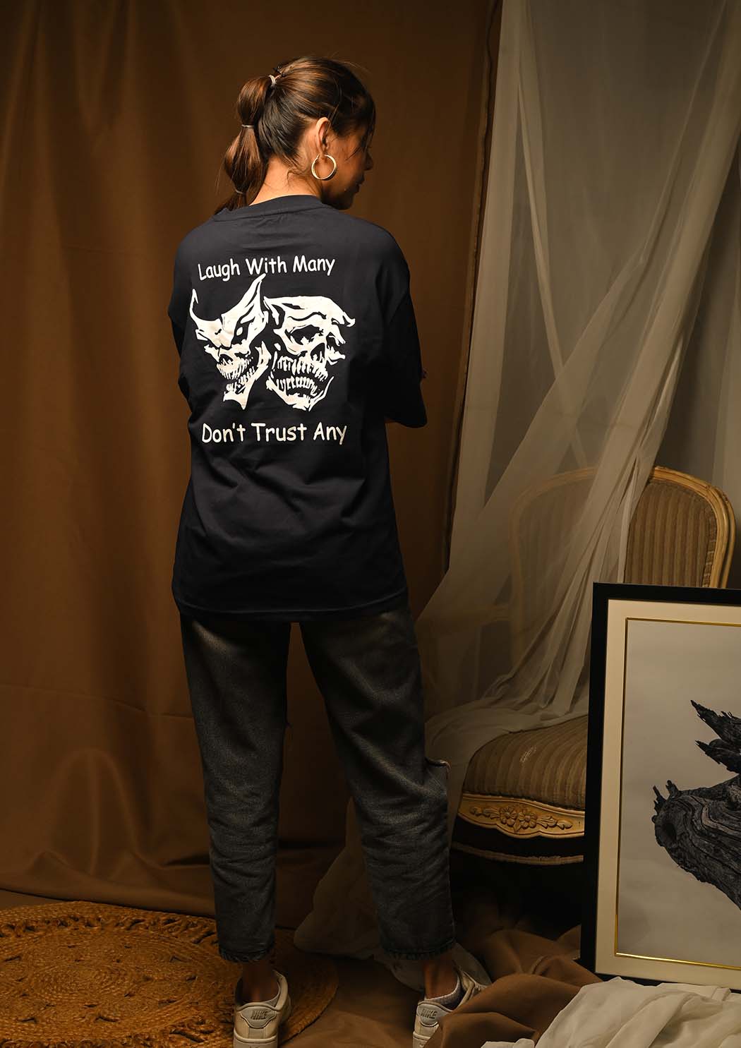 Don't Trust Any Drop Shoulder T-shirt for Women