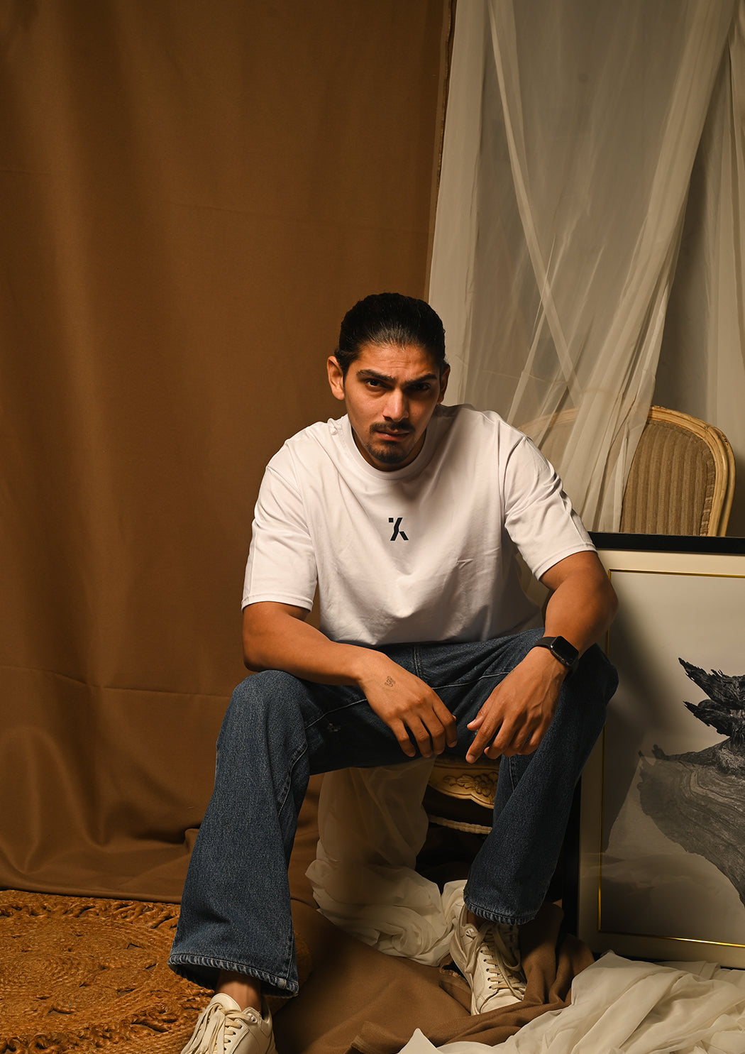 Talk To My Hand & Life of Faith Drop Shoulder T-shirt Combo