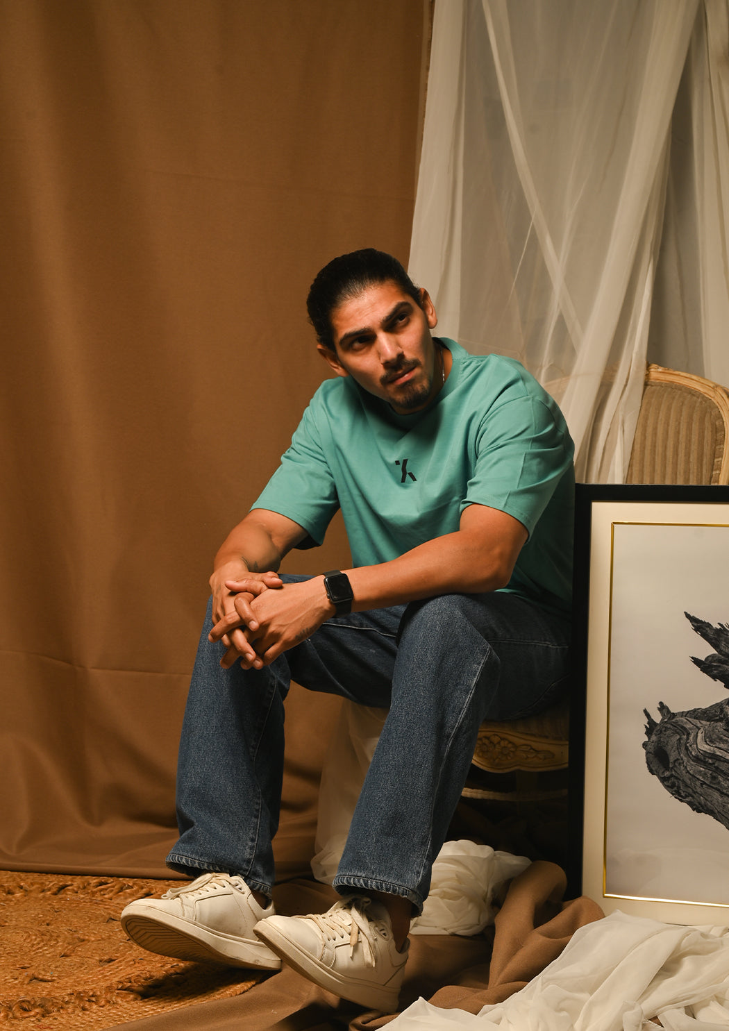 Los Angeles Printed Drop Shoulder T-shirt