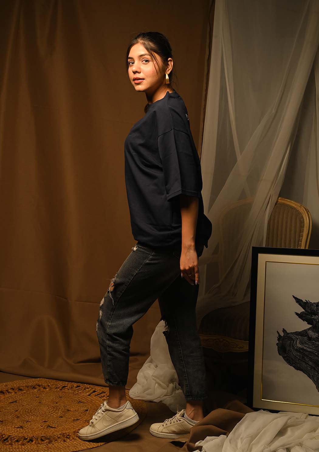 Don't Trust Any Drop Shoulder T-shirt for Women