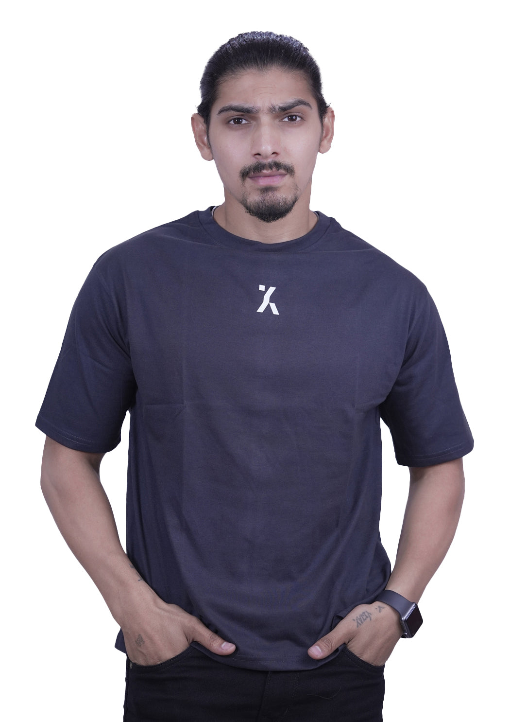 Men's Drop Shoulder Innocent Printed T-shirt