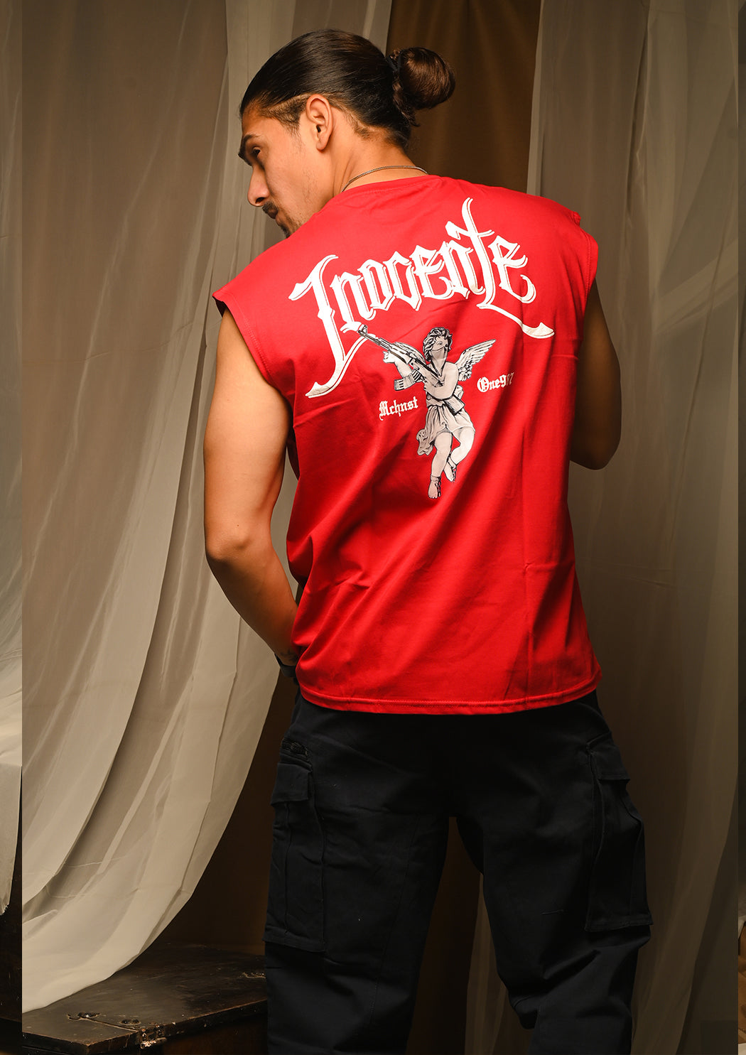 Men Innocent Cap Sleeves T-shirt (100% Cotton)