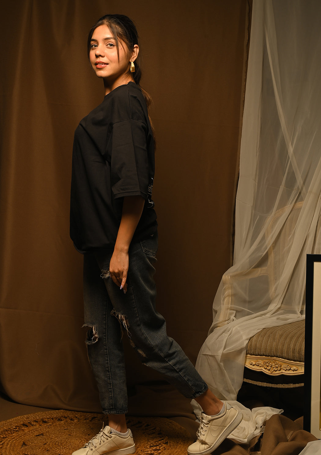 Women Life of Faith Drop Shoulder T-shirt