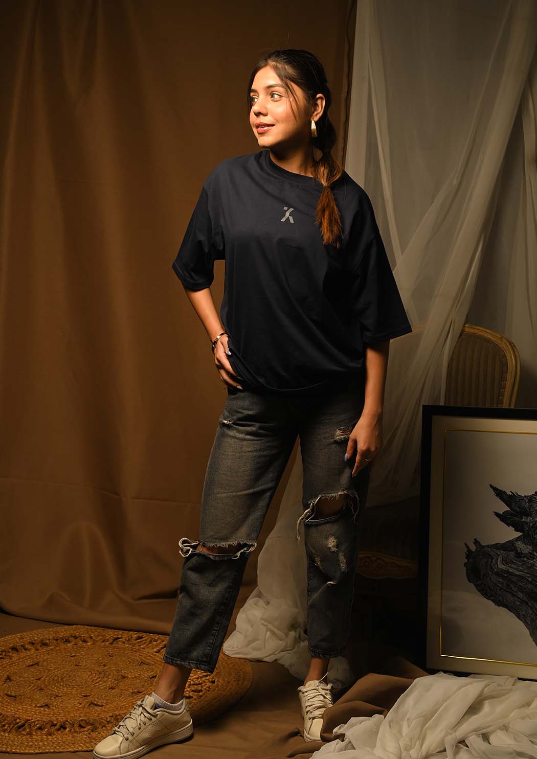 Don't Trust Any Drop Shoulder T-shirt for Women