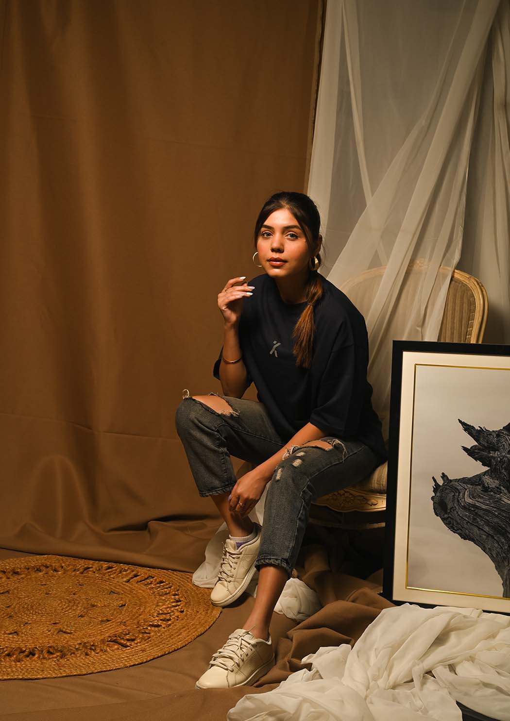 Don't Trust Any Drop Shoulder T-shirt for Women