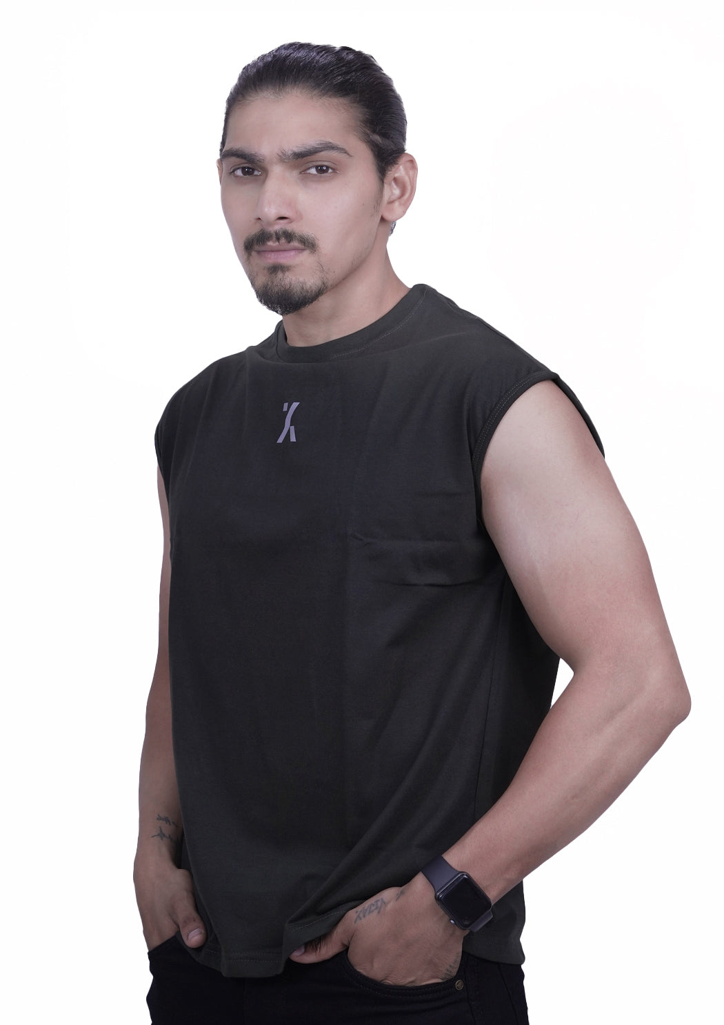 Men's Money Printed Cap Sleeves T-shirt