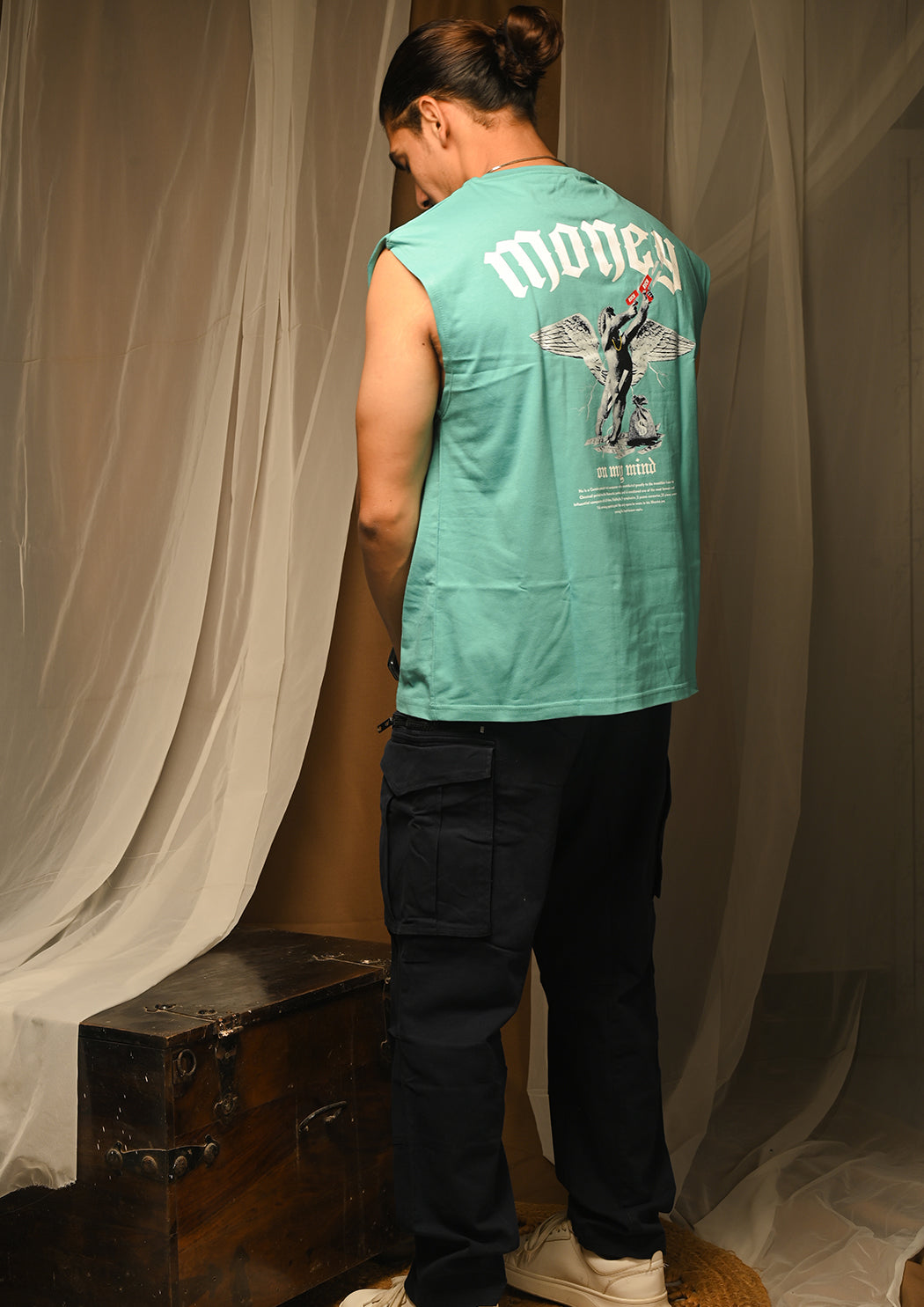 Money Cap Sleeves T-shirt (100% Cotton)