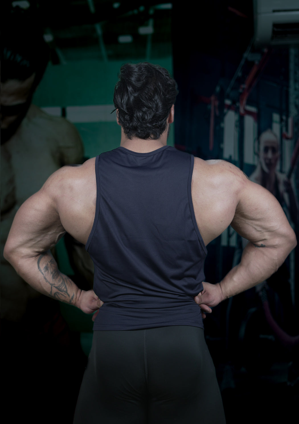 Men premium Dark Blue Tank Vest