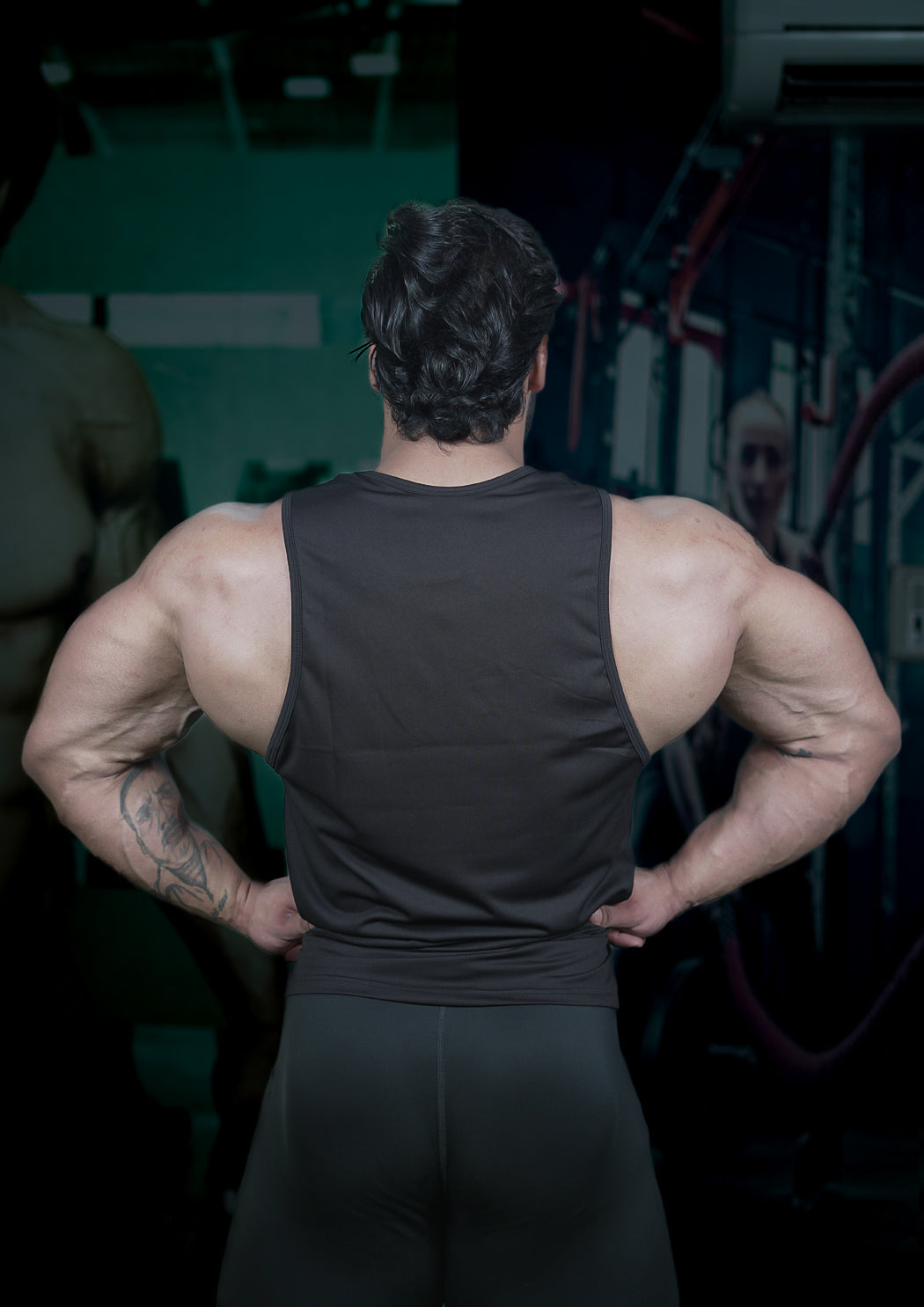 Men premium Black Tank Vest