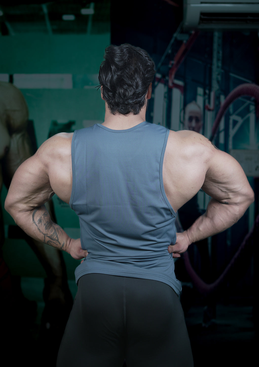 Men premium Dark Grey Tank Vest