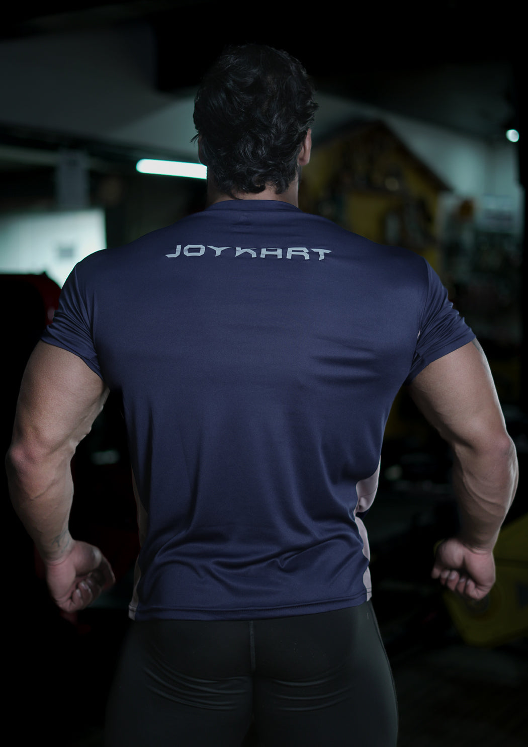 MEN DUAL TONE Dark Blue T-SHIRT