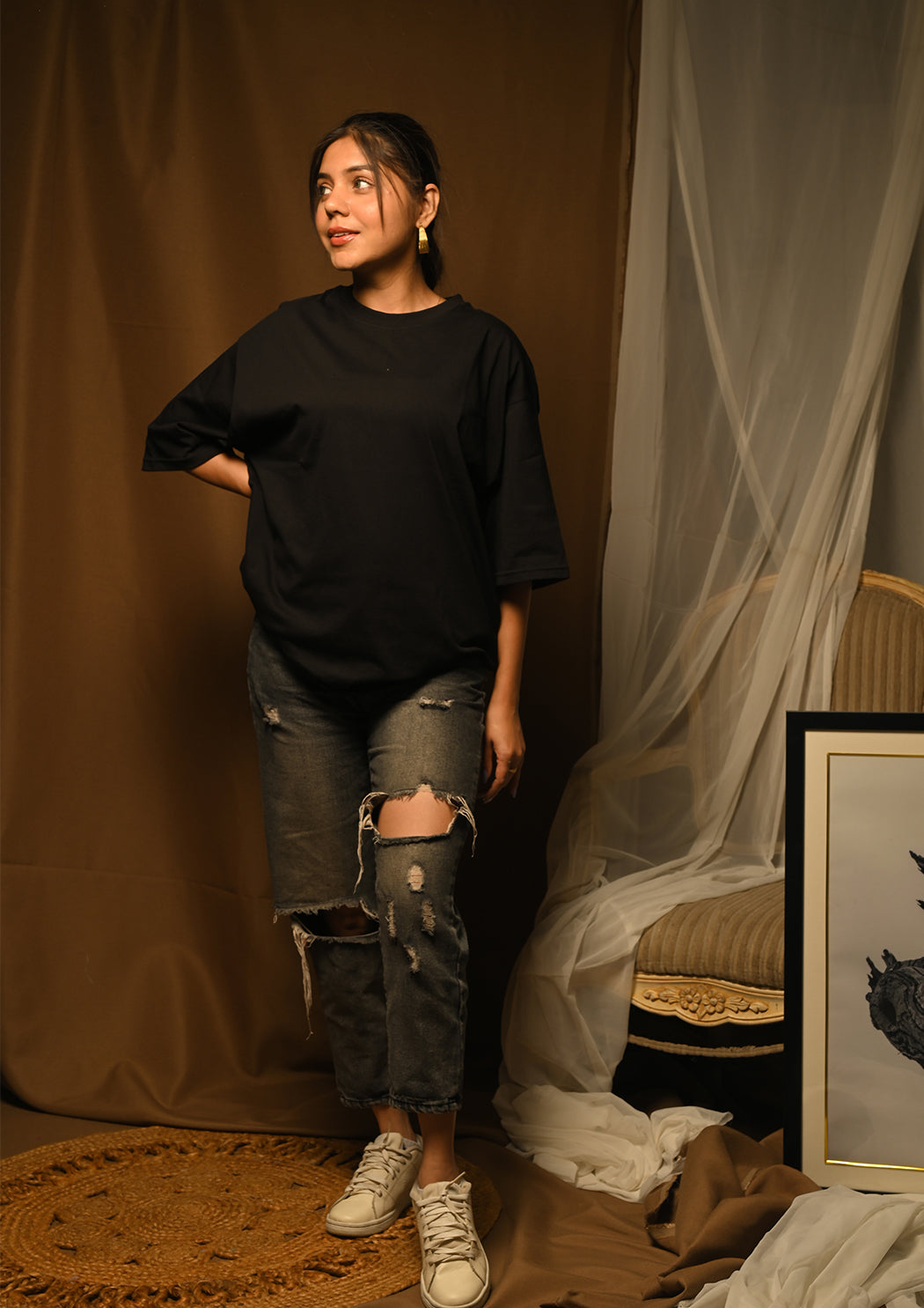 Women Life of Faith Drop Shoulder T-shirt