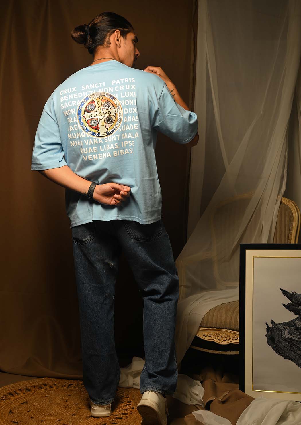 CSSML NDSMD CROSS DROP SHOULDER T-SHIRT