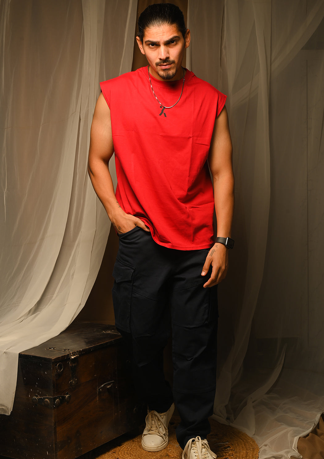 Men Innocent Cap Sleeves T-shirt (100% Cotton)