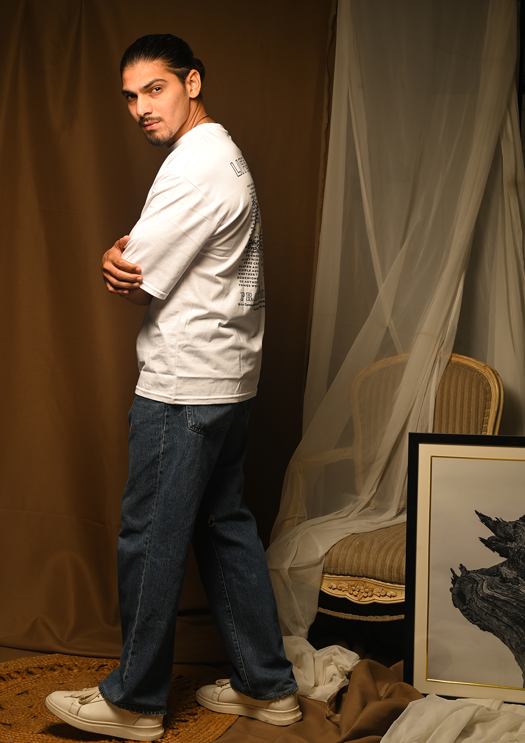 Power of Peace & Faith Drop Shoulder T-shirt Combo