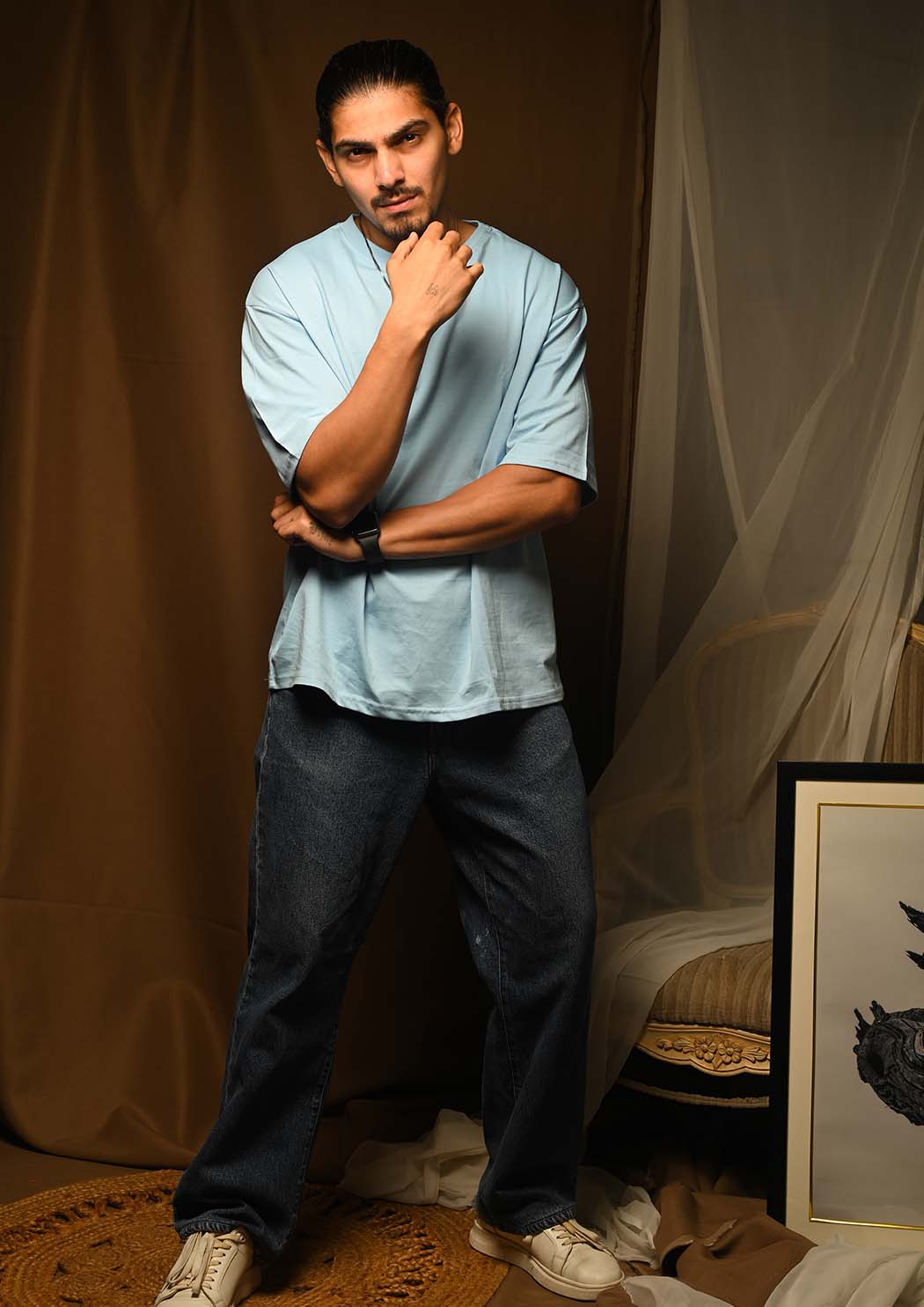 Makaveli & Cssml Ndsmd Cross Drop Shoulder T-shirt Combo