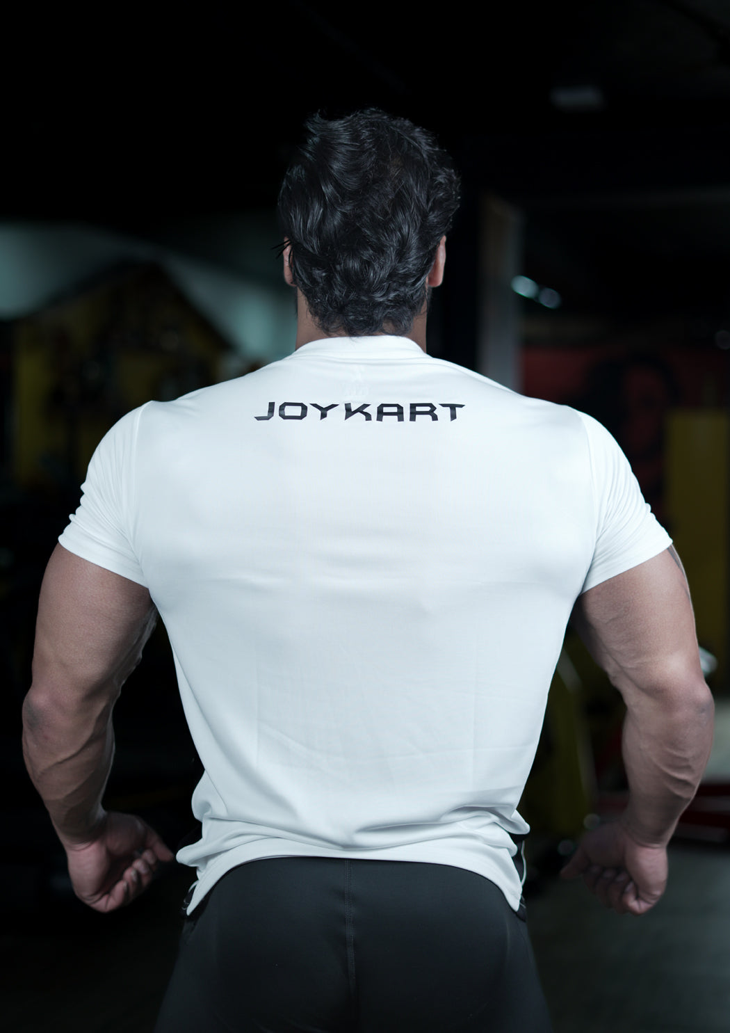 MEN DUAL TONE WHITE T-SHIRT