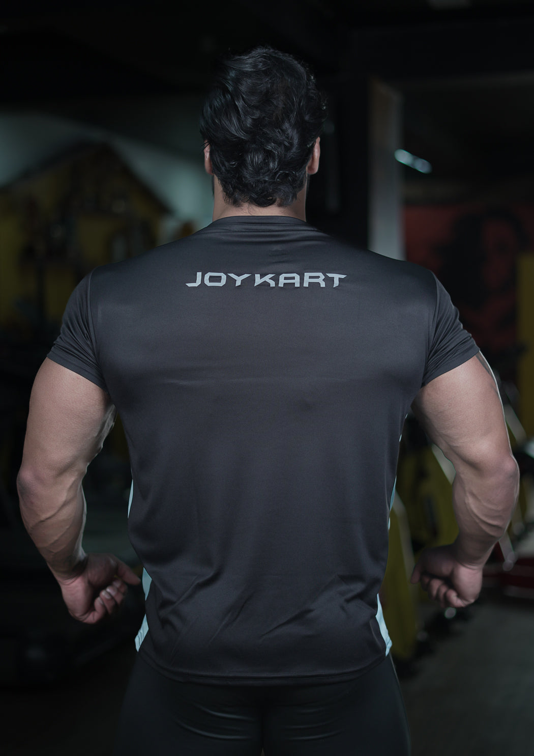 MEN DUAL TONE Black T-SHIRT