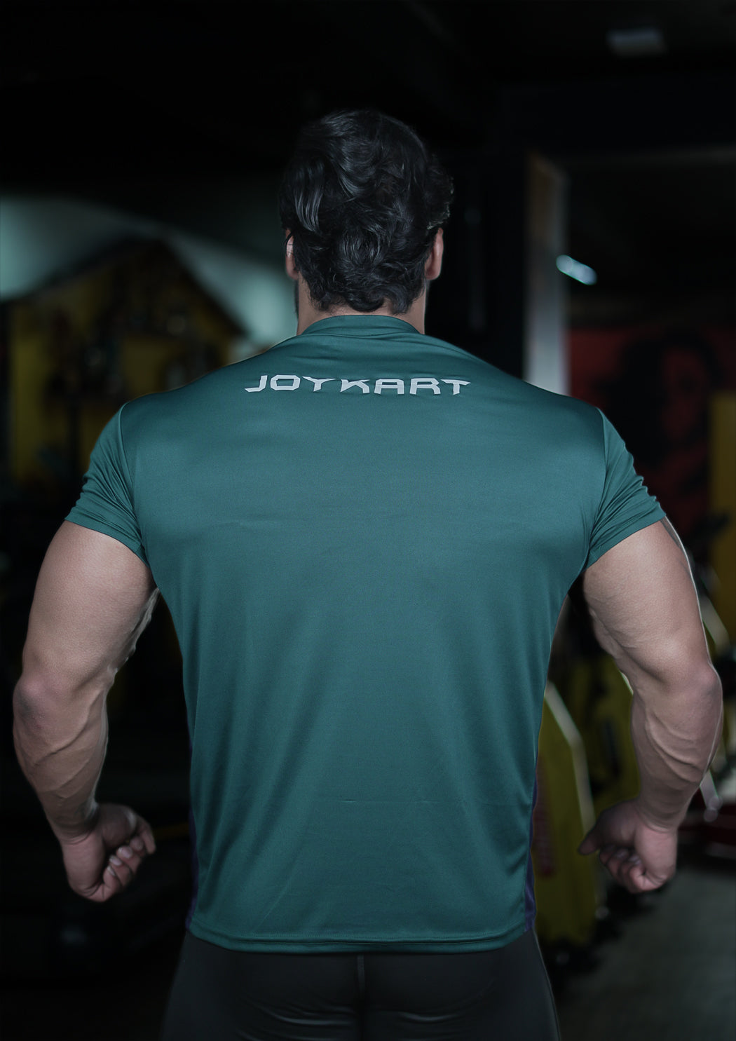 MEN DUAL TONE Dark Green T-SHIRT
