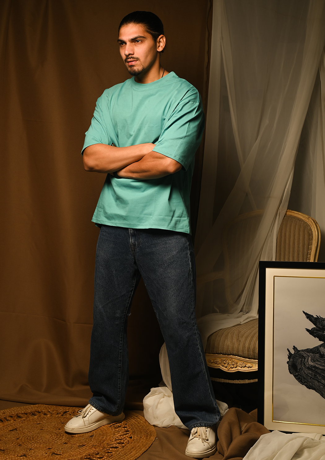 Life of Faith Printed Drop Shoulder T-shirt