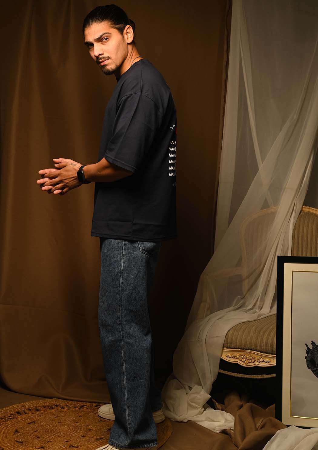 Fear & NDSMD DROP SHOULDER T-SHIRT COMBO