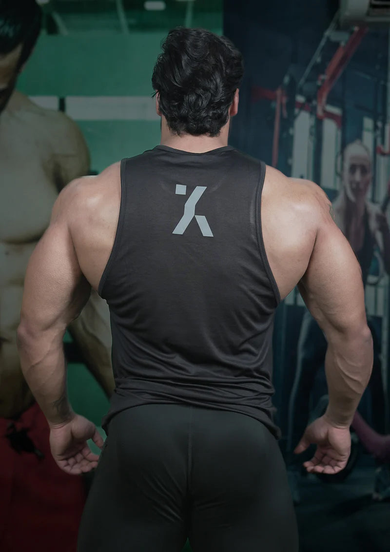 Men Classic Black Tank Vest