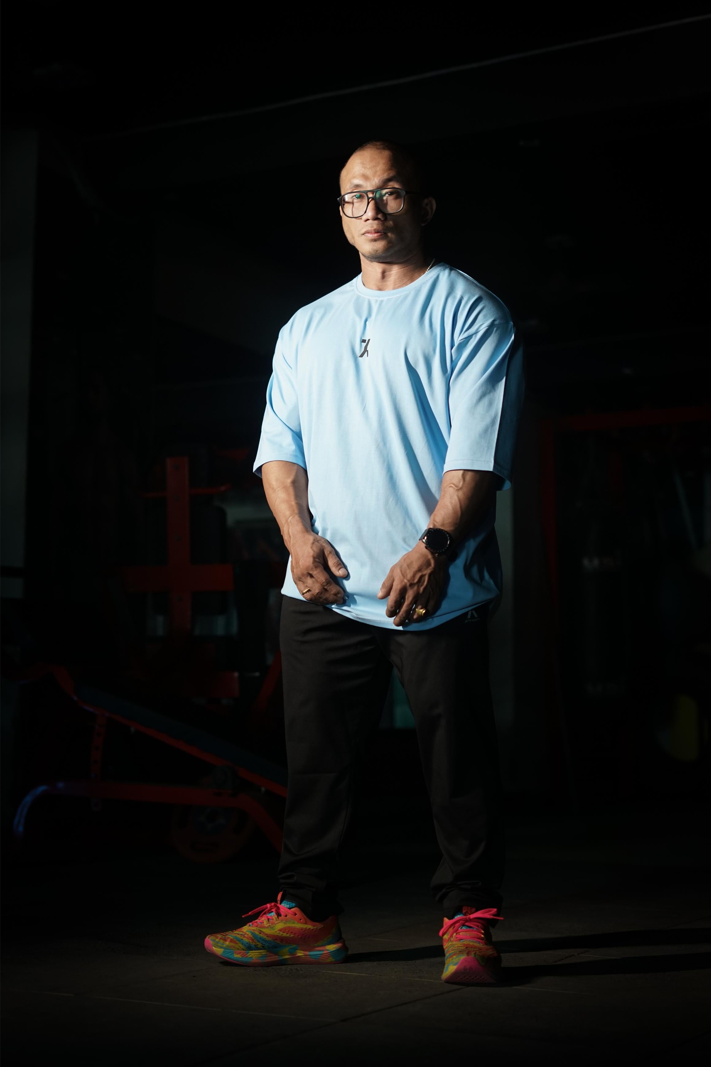 Beast Mode Printed Drop Shoulder T-shirt