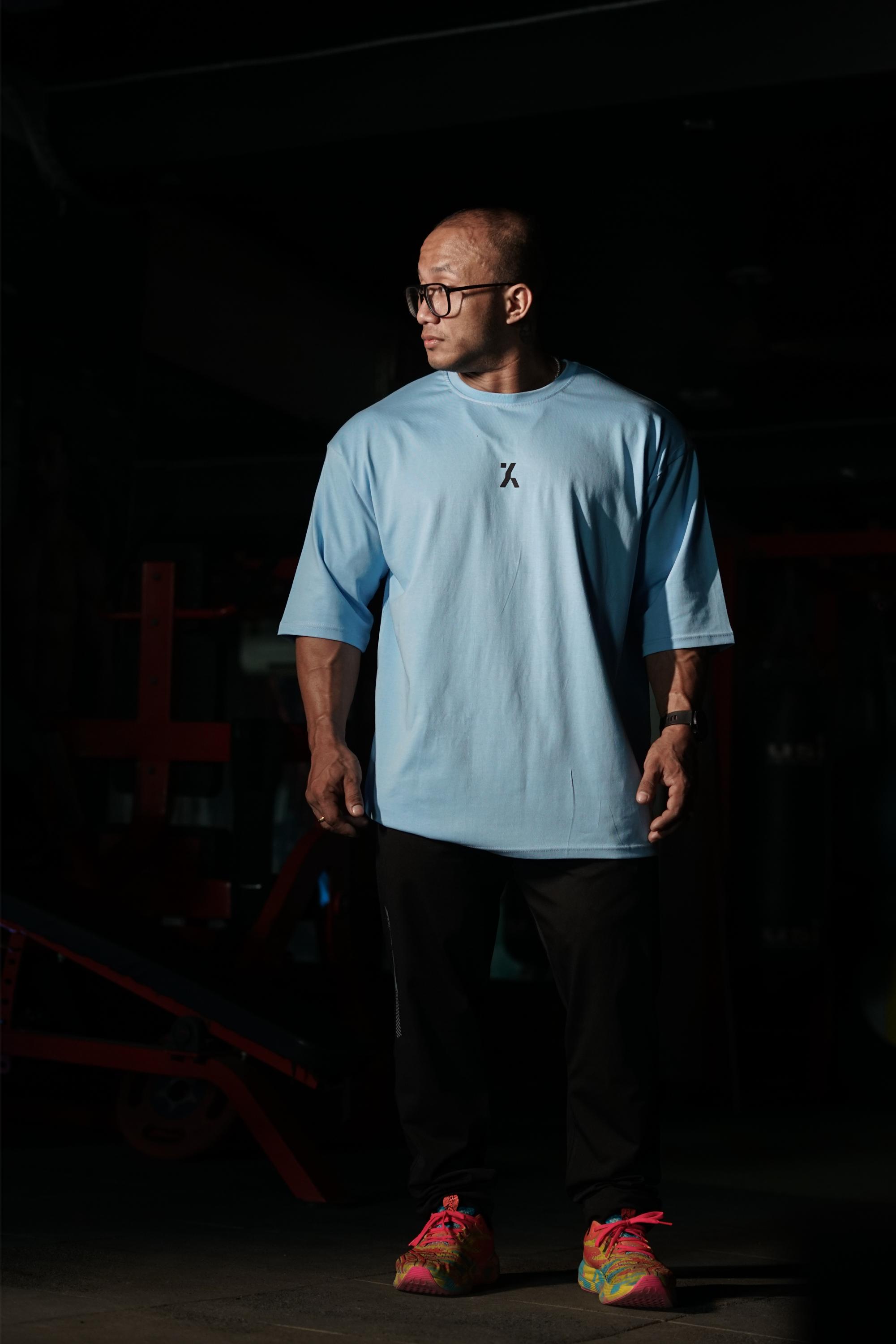 Beast Mode Printed Drop Shoulder T-shirt