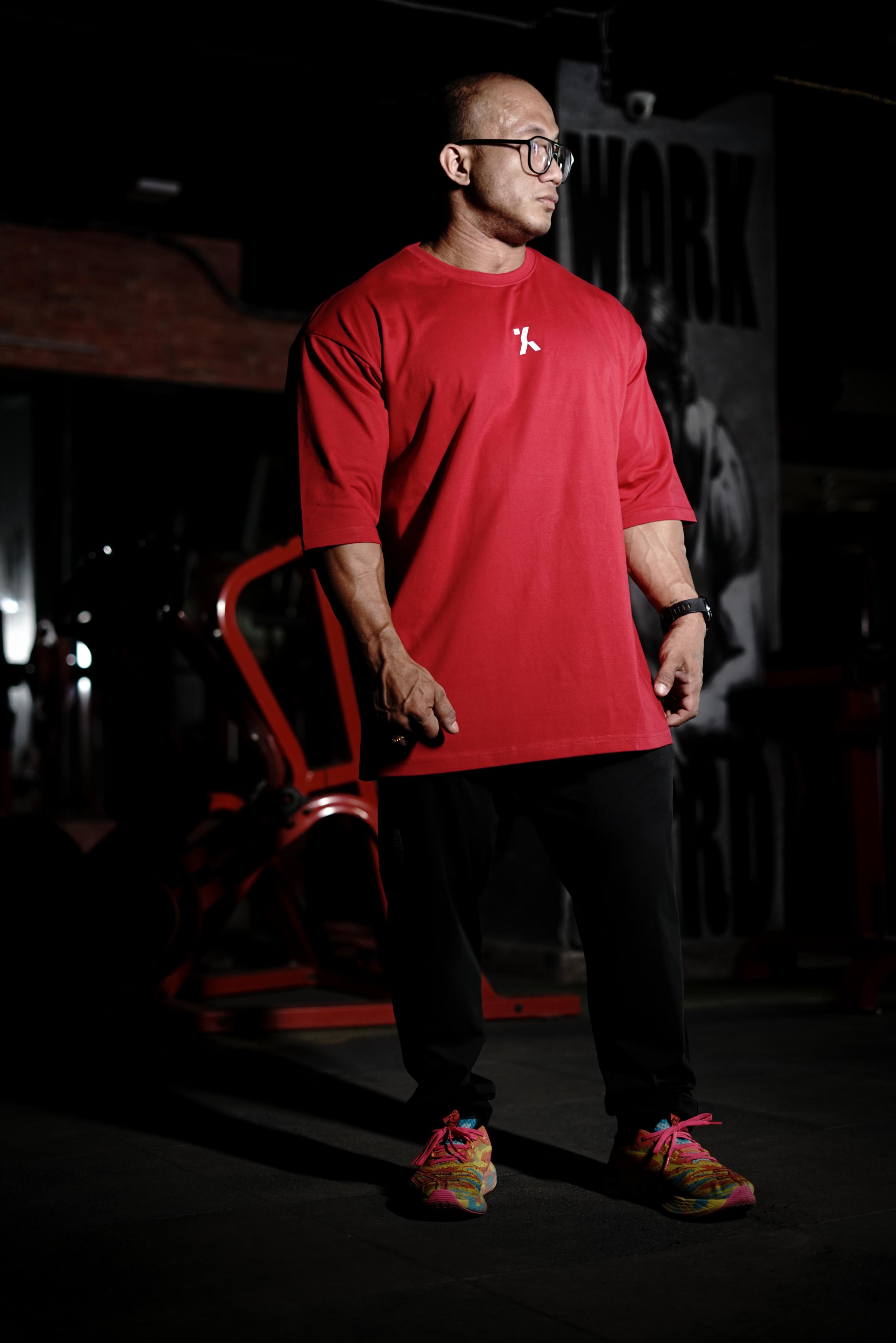 Anime Printed Drop Shoulder T-shirt