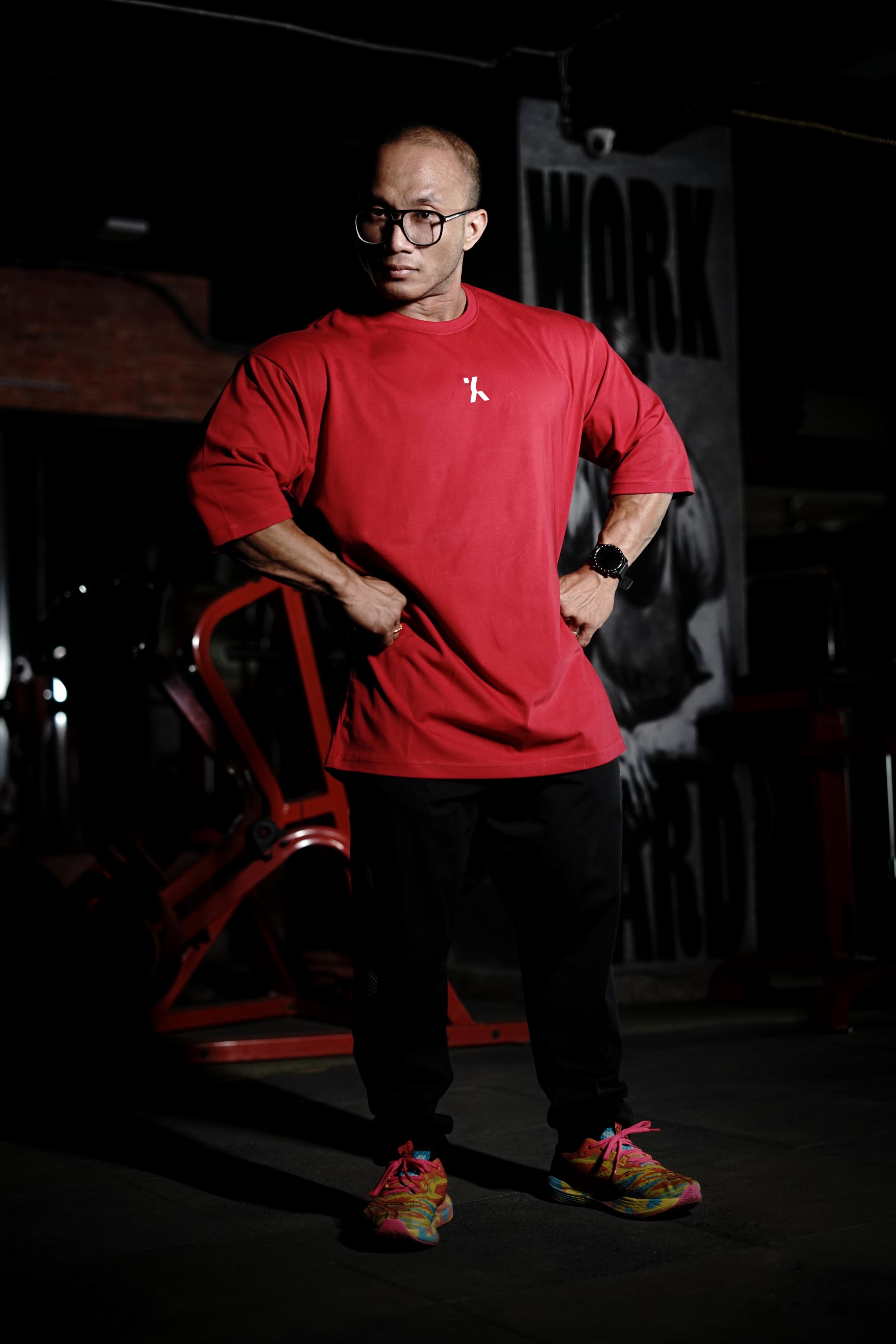 Anime Printed Drop Shoulder T-shirt