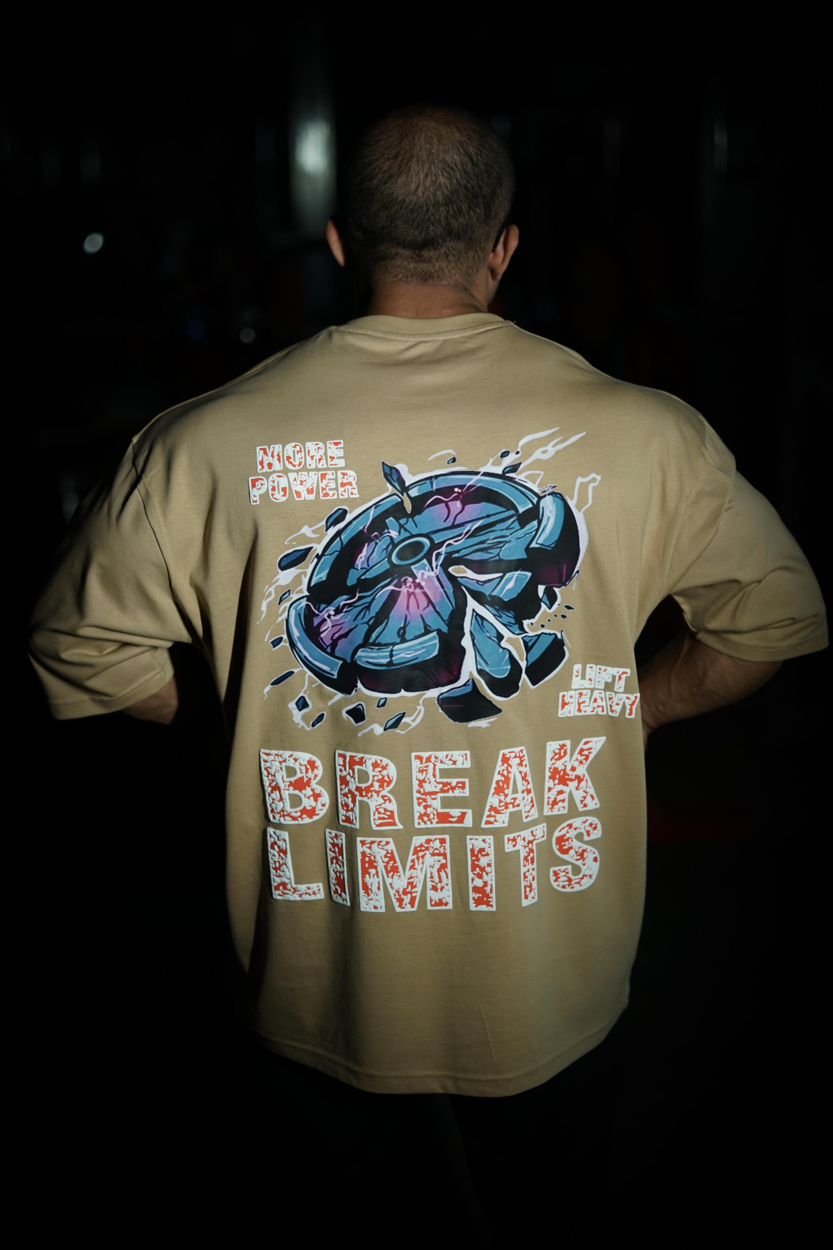 break limits Printed Drop Shoulder T-shirt