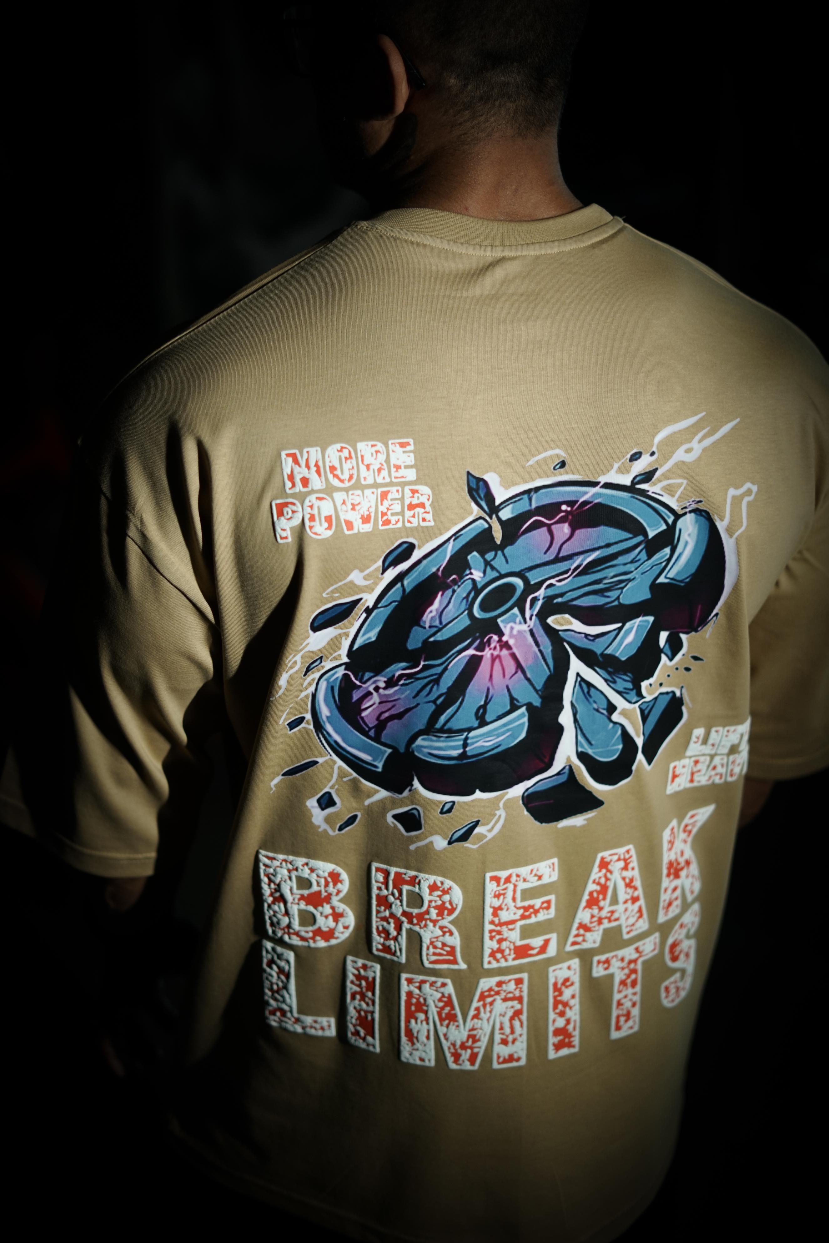 break limits Printed Drop Shoulder T-shirt