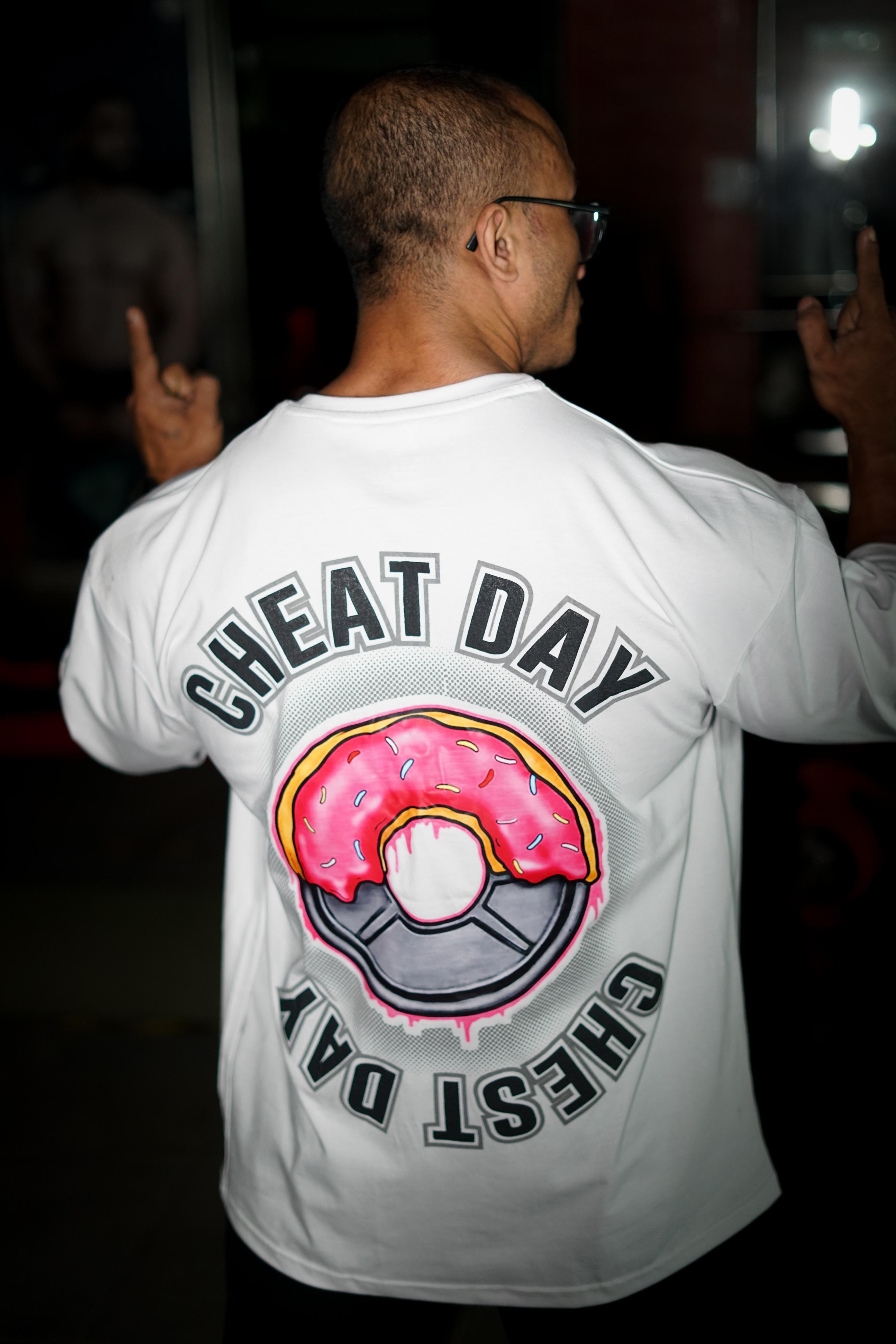 Cheat Day Printed Drop Shoulder T-shirt