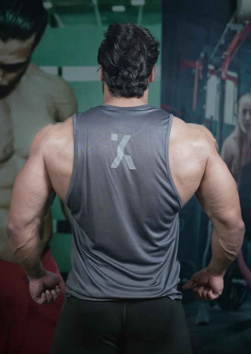 Men Classic dark grey Tank Vest