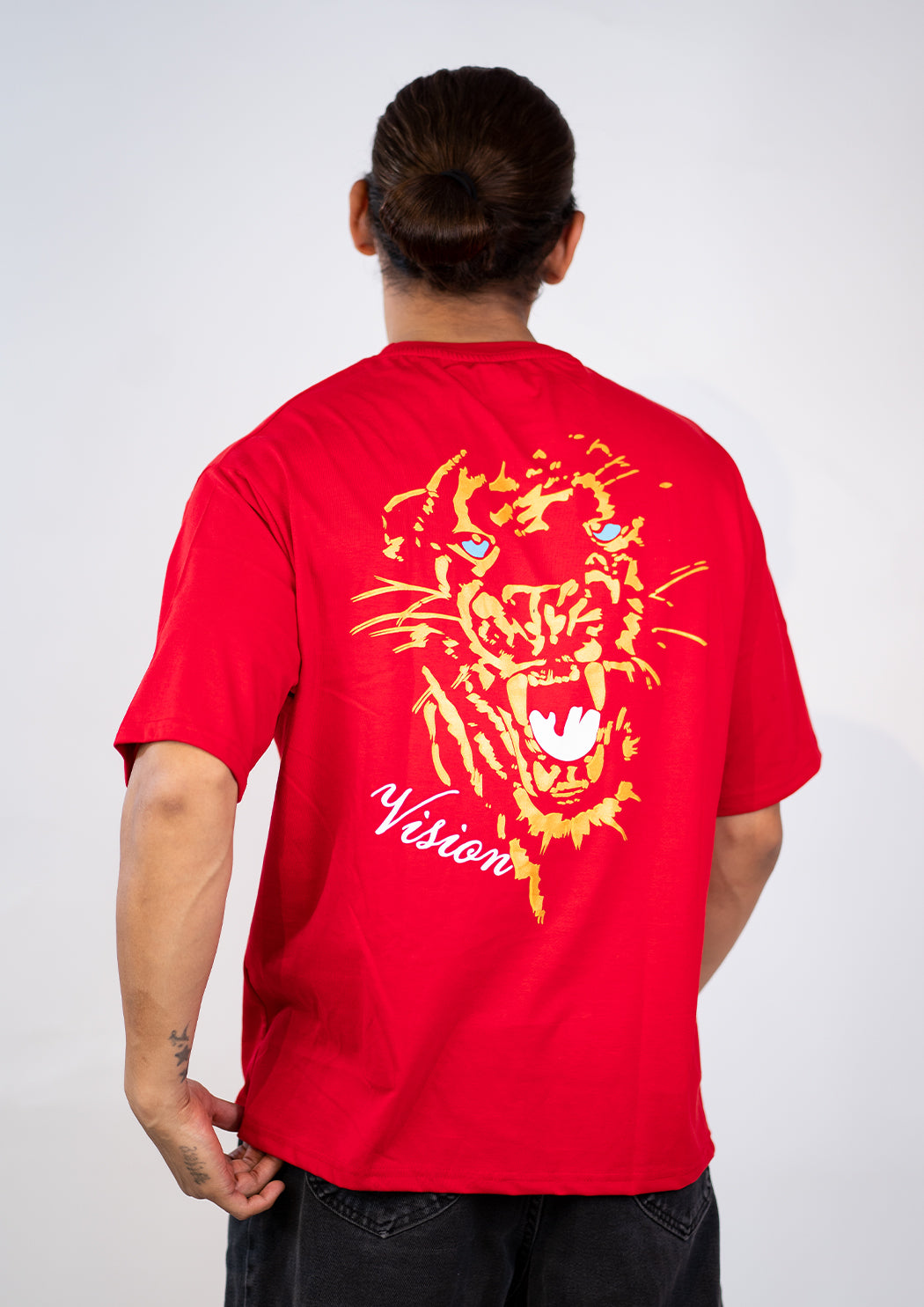 Men's Vision Printed Drop Shoulder T-shirt